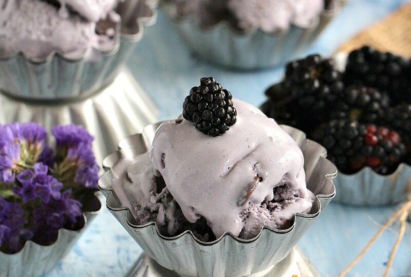 Blackberry Ice Cream