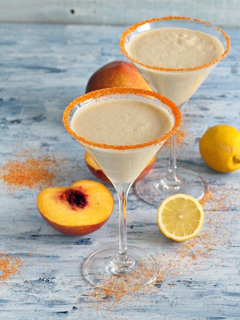 Peaches and Cream Martini Sweet and Savory Meals