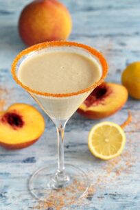 Peaches and Cream Martini