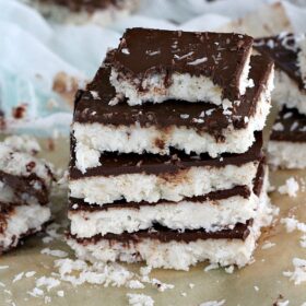 Paleo No Bake Coconut Crack Bars