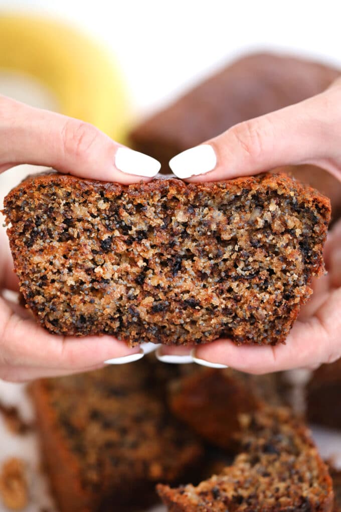 Poppy Seeds Walnut Banana Bread