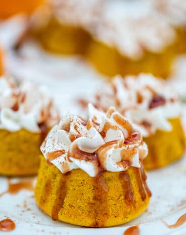 Pumpkin Lava Cakes