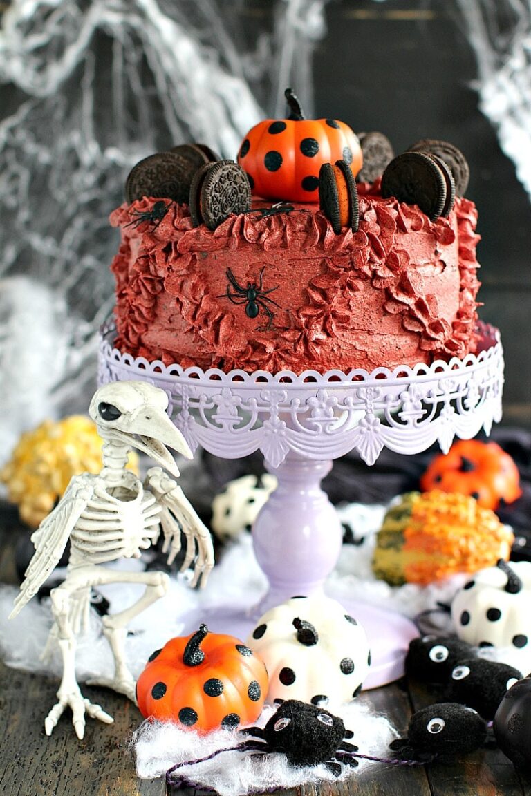 Halloween Pumpkin Oreo Cake 1