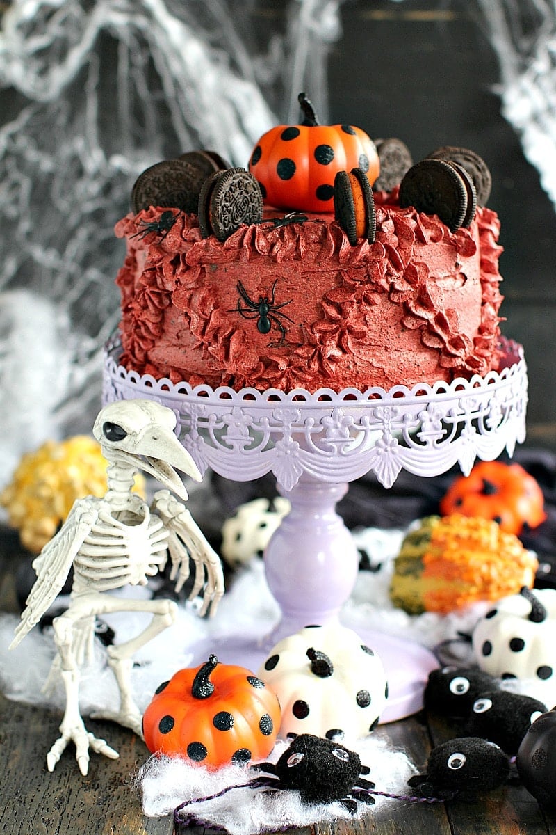 halloween pumpkin oreo cake