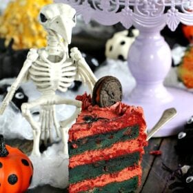 Halloween Pumpkin Oreo Cake 11