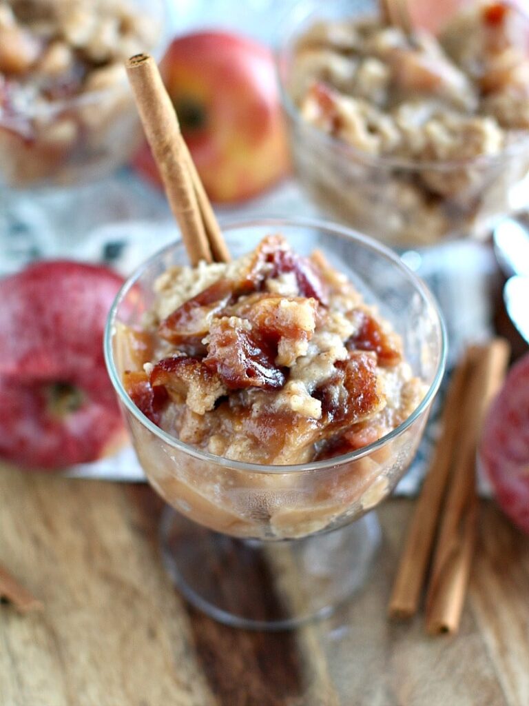 Slow Cooker Apple Pudding Cake