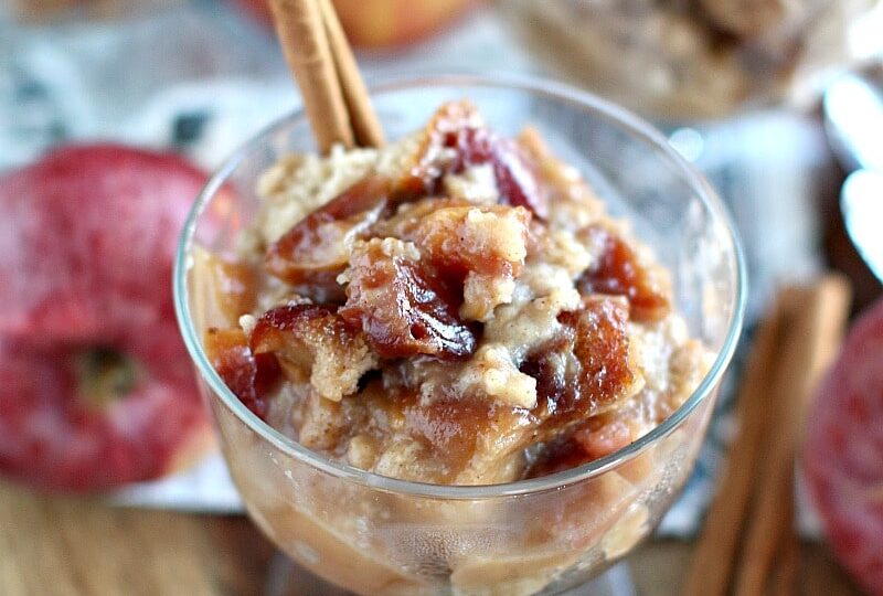 Slow Cooker Apple Pudding Cake