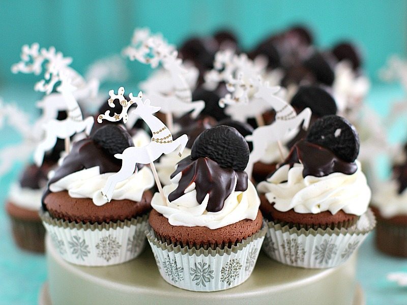 Peppermint Pattie Cupcakes