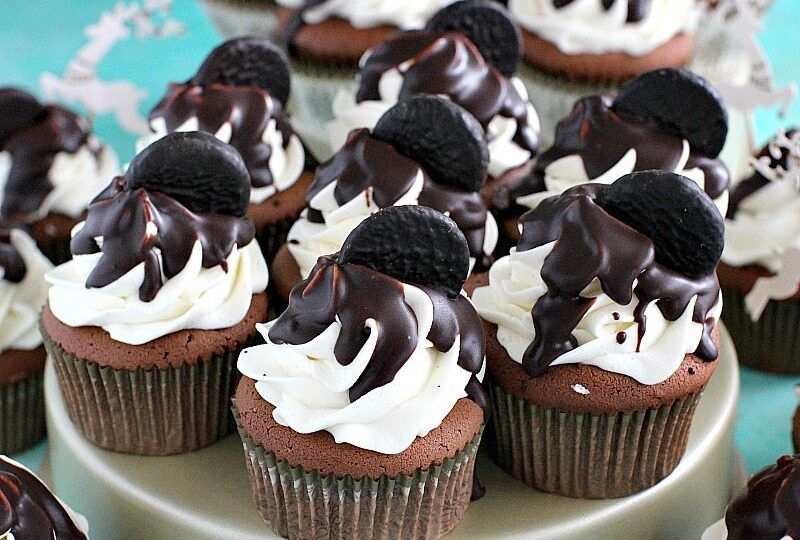 Peppermint Pattie Cupcakes