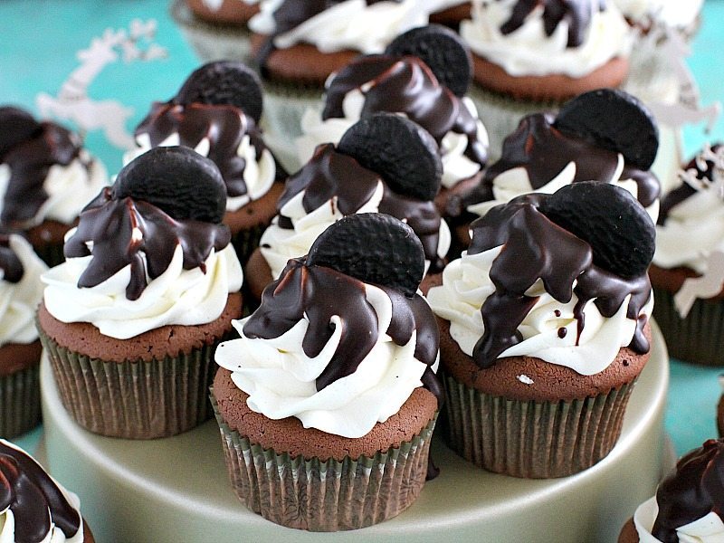 Peppermint Pattie Cupcakes