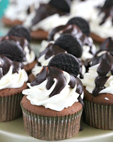 Peppermint Pattie Cupcakes