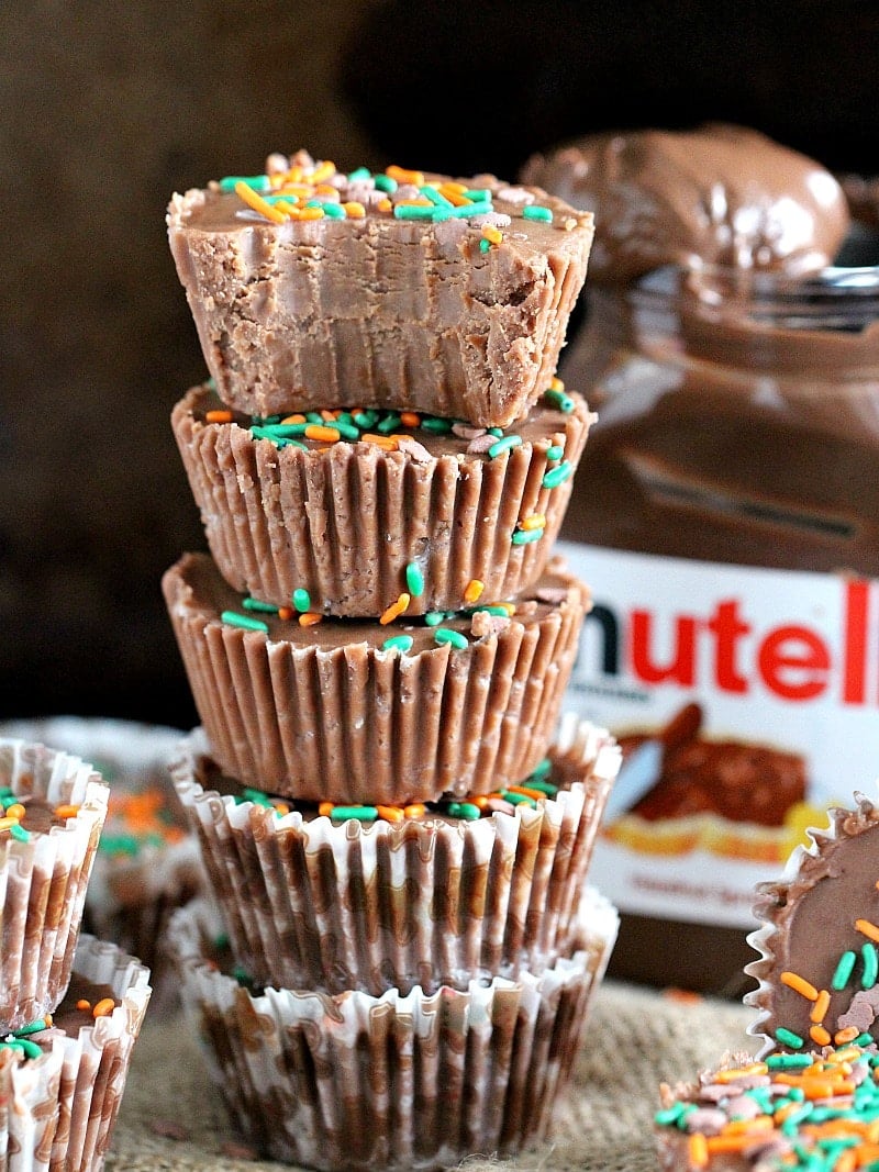 No Bake Nutella Fudge