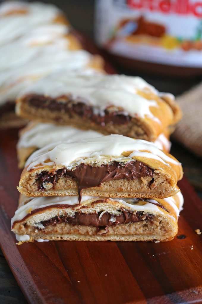 Peanut Butter Nutella Danish