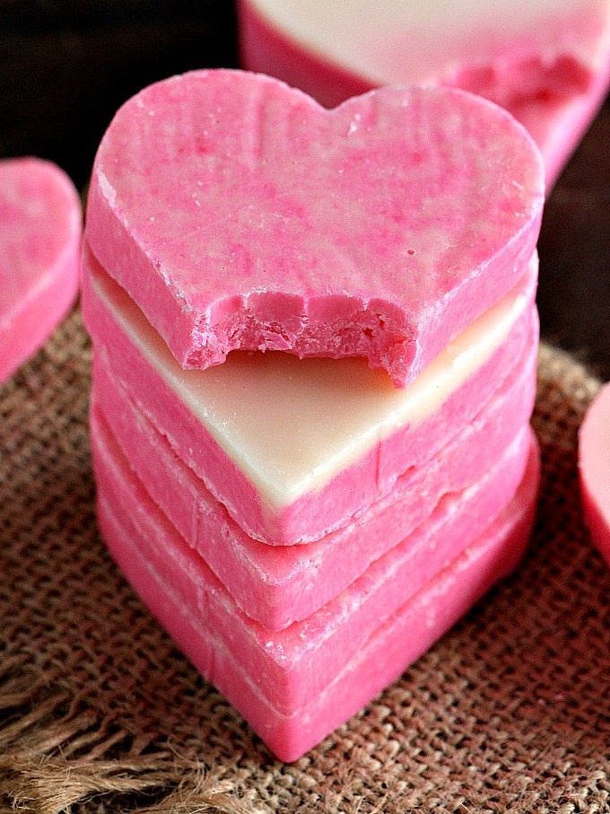 Heart Shaped Fudge