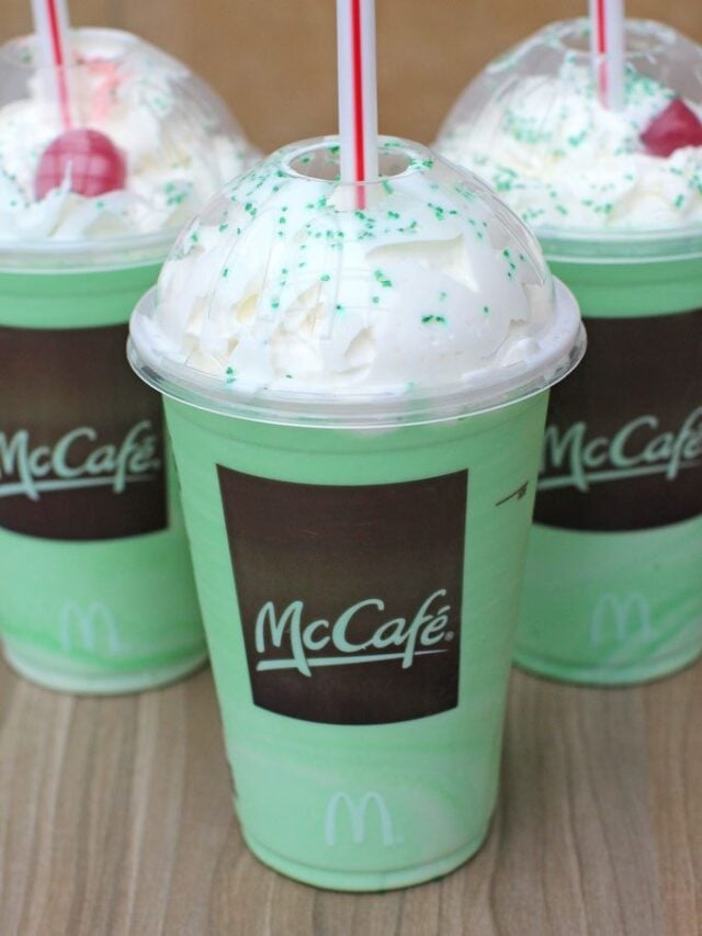 McDonald's Shamrock Shake Review Sweet and Savory Meals