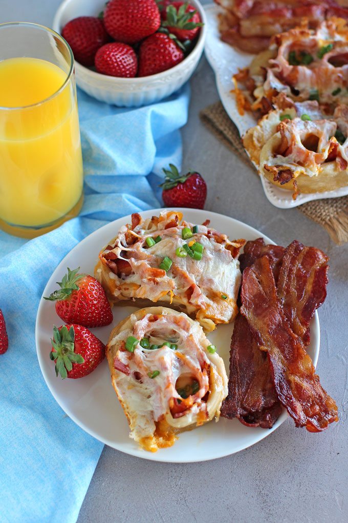 Bacon Ham Cheese Rolls