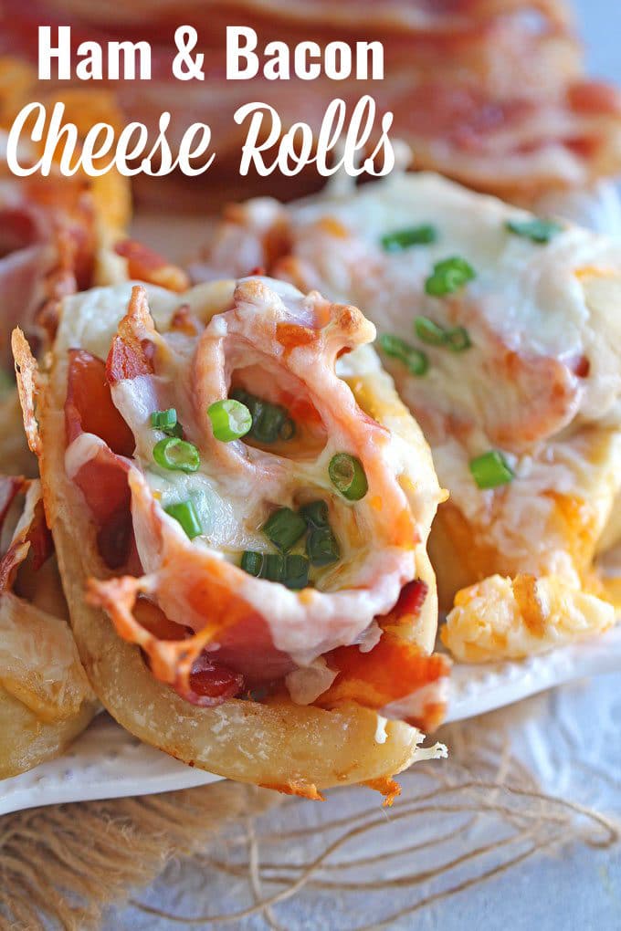 Bacon Ham Cheese Rolls 