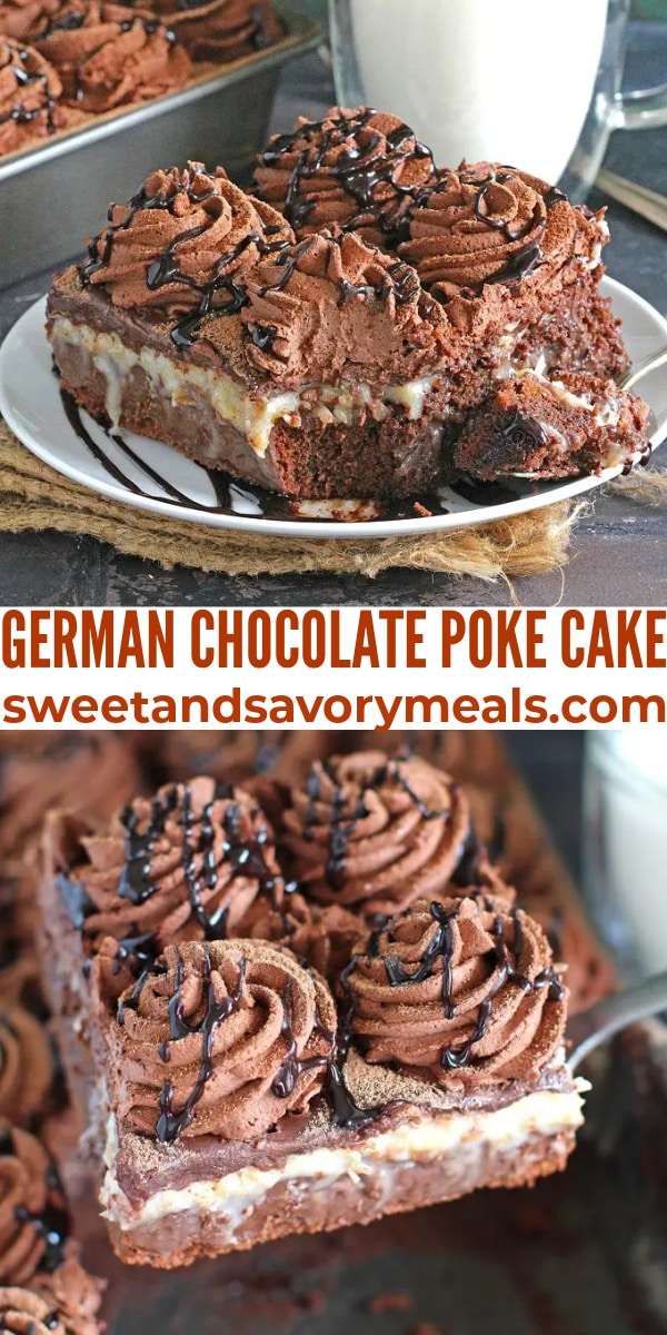 easy german chocolate poke cake pin