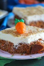 Carrot Cake Poke Cake Recipe With Sweetened Condensed Milk - Sweet and ...