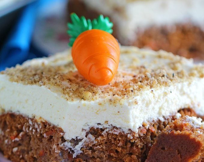 Carrot Cake Poke Cake