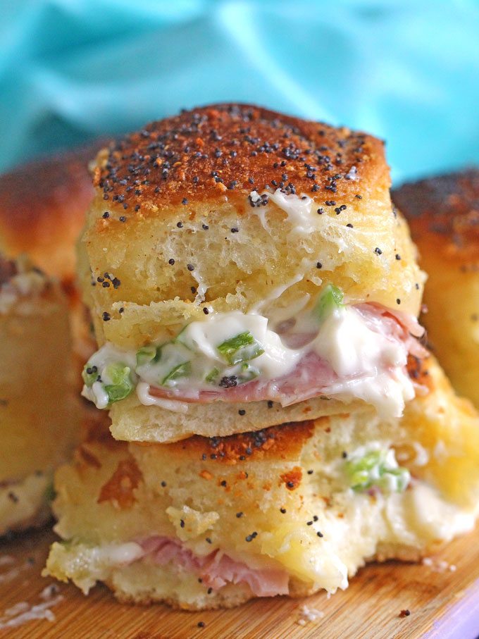 Cheesy Jalapeno Ham Sliders - Sweet and Savory Meals