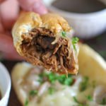 Slow Cooker French Dip Sandwiches are incredibly juicy, tender and so flavorful. Perfect for a delicious dinner and the best quick and easy party food.