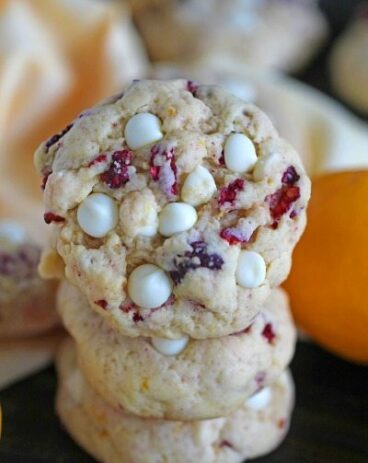 White Chocolate Lemon Raspberry Cookies