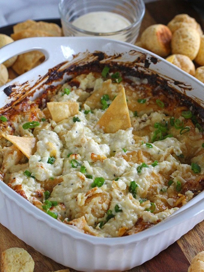 Chicken Caesar Dip