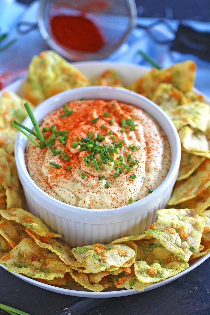 Deviled Eggs Dip is creamy, just a bit spicy, this is an easy and delicious appetizer.