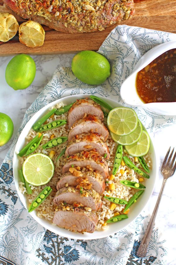 Garlic Lime Pork Tenderloin - Sweet and Savory Meals