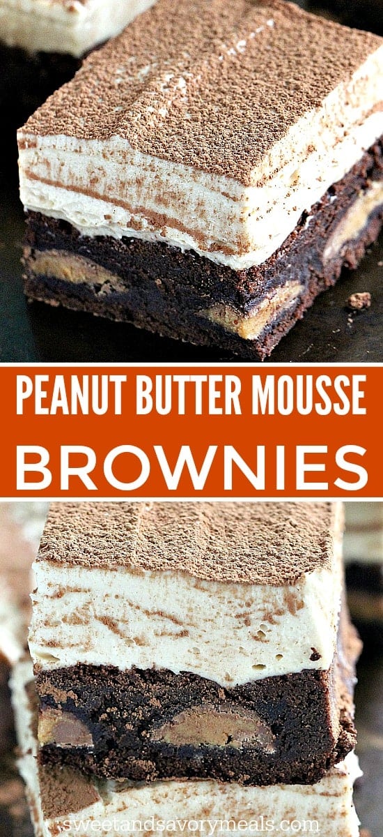 Peanut Butter Mousse Brownies