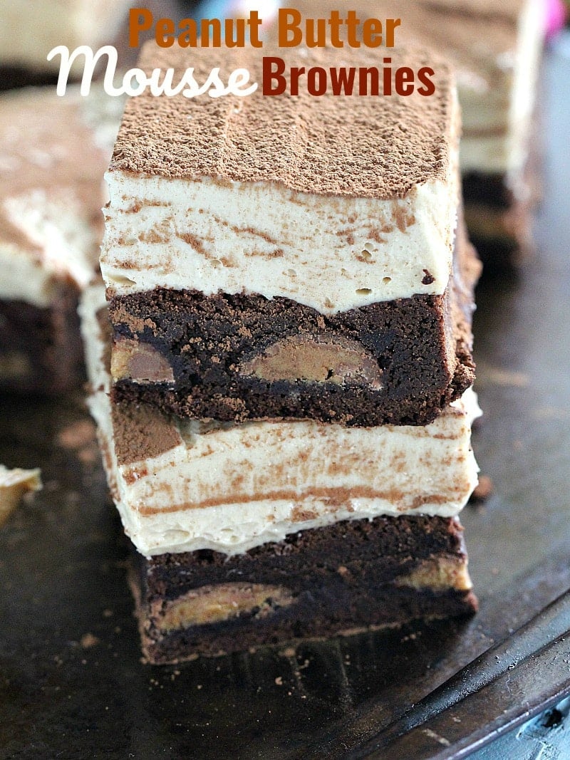 Peanut Butter Mousse Brownies