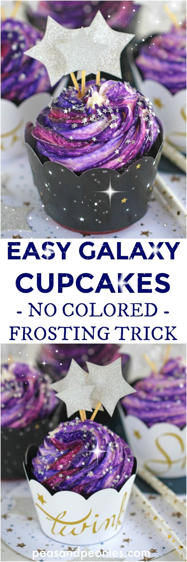 GALAXY CUPCAKES - WITH A TRICK! - Sweet and Savory Meals