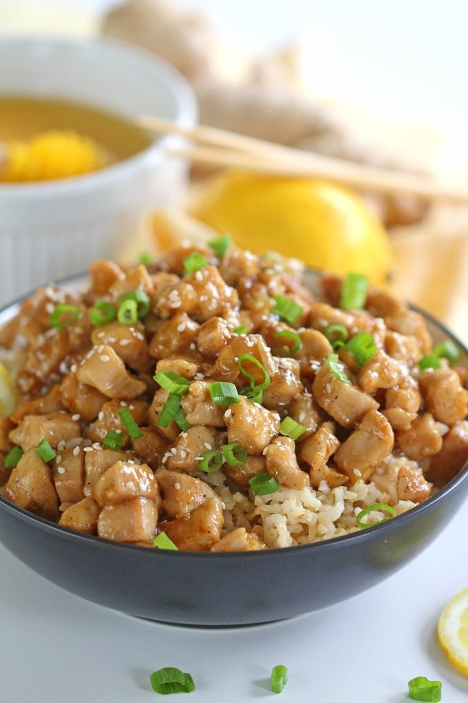 Healthy Honey Lemon Chicken