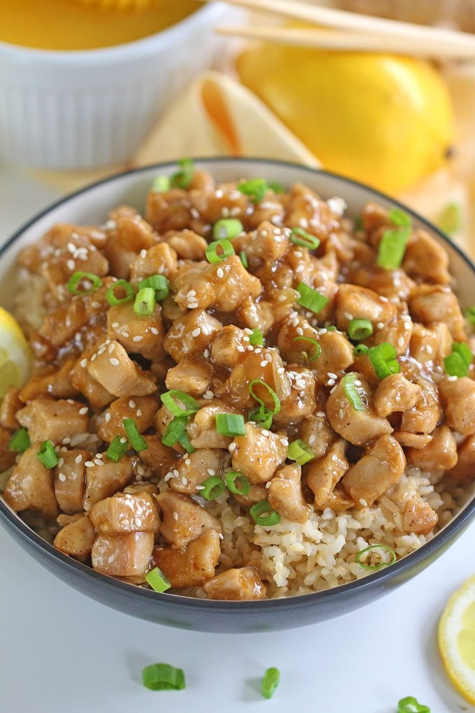 Healthy Honey Lemon Chicken