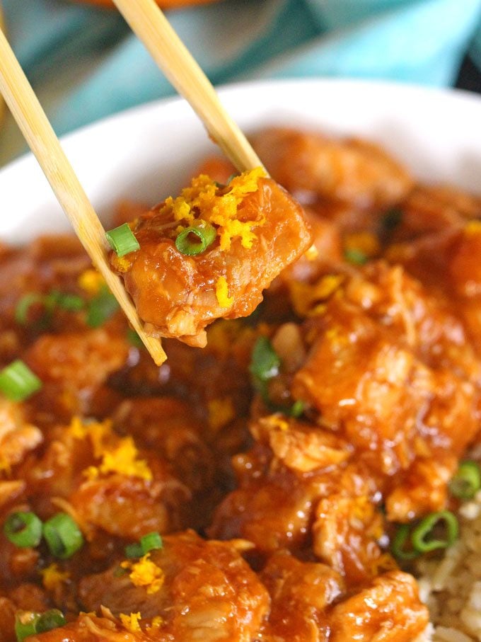 Instant Pot Orange Chicken - 30 Minutes - Sweet and Savory Meals