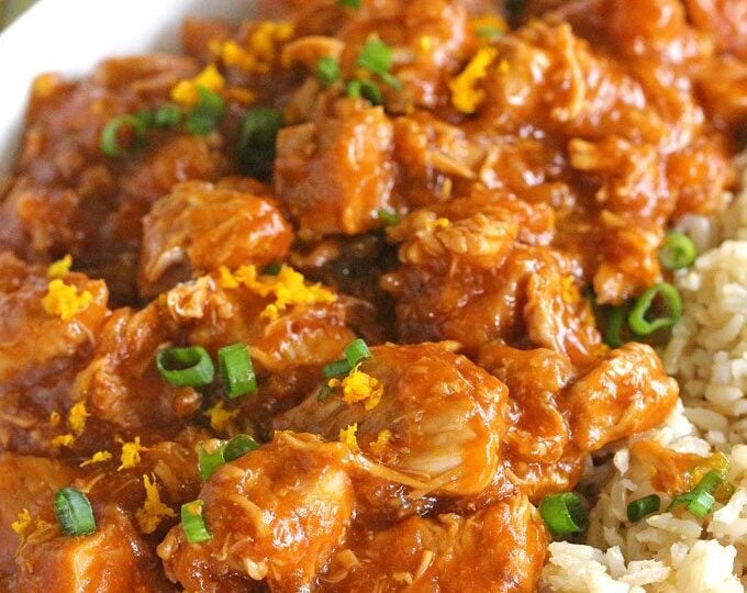 Instant Pot Orange Chicken is healthier than takeout and only takes around 30 minutes to make.