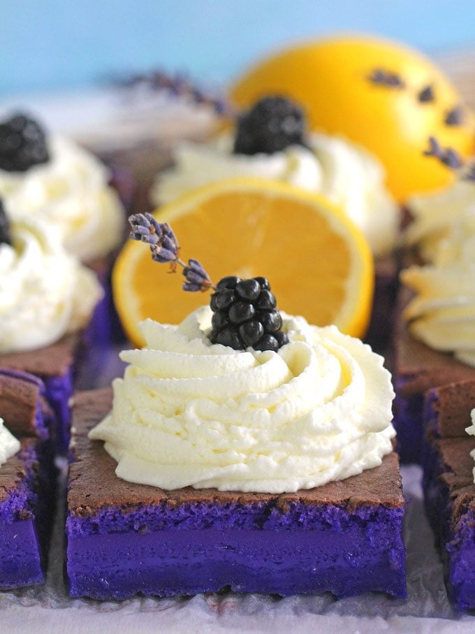 Magic Purple Cake with lemon and lavender flavor is incredibly easy to make, delicious and stunning.