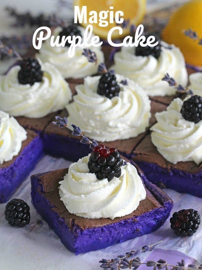 Magic Purple Cake Recipe