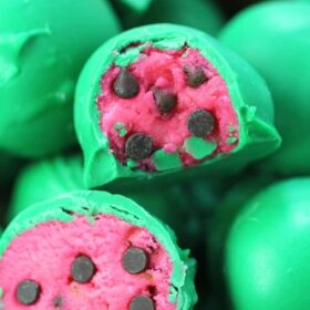 No Bake Watermelon Truffles are a fun, tasty and colorful summer treat. Easy to make, with just a few ingredients, these are perfect to brighten your day.