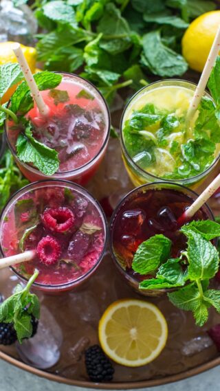 Fruit Mojitos are so easy to make, they are also pretty and refreshing, the perfect summer drink.