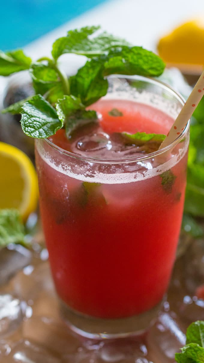 Fruit Mojitos are so easy to make, they are also pretty and refreshing, the perfect summer drink. Watermelon Mojito made with fresh, blended watermelon.