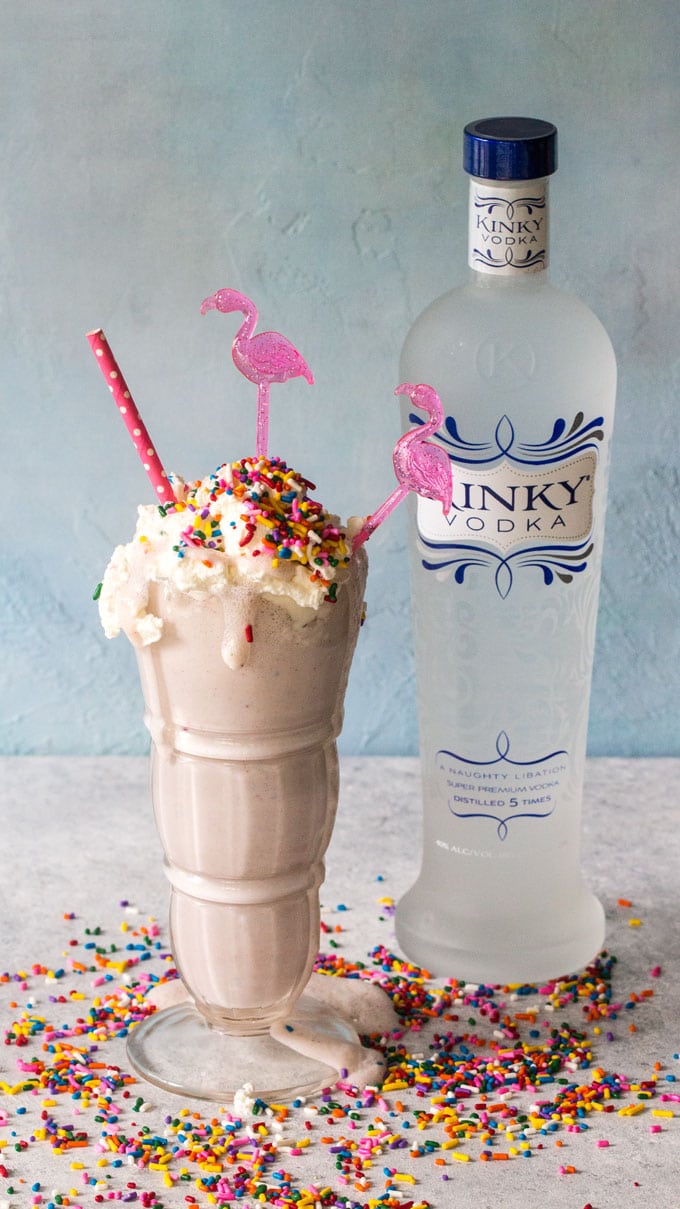 Vodka Cake Batter Shake - Sweet and Savory Meals