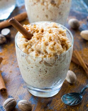 Instant Pot Rice Pudding is creamy and aromatic, flavored with cinnamon and nutmeg, ready in just 30 minutes, thanks to your Instant Pot.