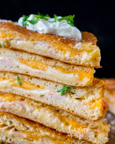 Turkey Grilled Cheese with Crescent Dough