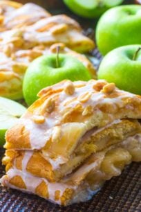 Amazing Apple Pie Danish incorporates all the great fall flavors in an easy, flaky and sweet, seasonal danish, made with cheesecake and apple pie filling.