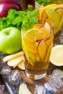 Perfect Boozy Apple Iced Tea is bright and refreshing, this is the perfect fall cocktail.