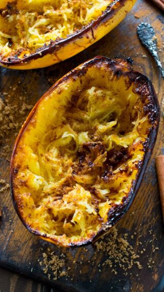 Brown Sugar Spaghetti Squash - S&SM