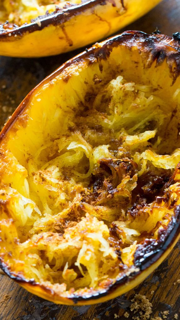 Brown Sugar Spaghetti Squash S&SM