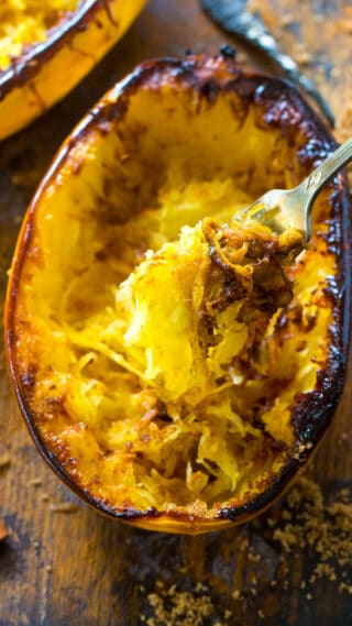 Brown Sugar Spaghetti Squash - S&SM